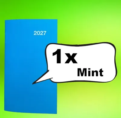 Produktbild von Taschenplaner - Mint - 2027 Kalender Taschenkalender Monatskalender Timeplaner