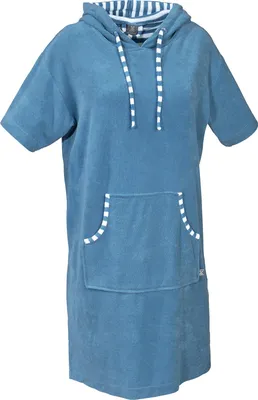 Produktbild von Erwin Müller Uni-Poncho mit Kapuze petrol XS-M