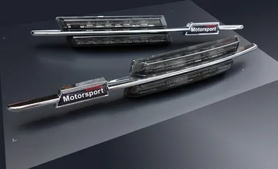 Obrázek produktu pro 2x LED boční blinkry v černé kouřové barvě SET pro BMW řady 5 E39 z let 1995-2004