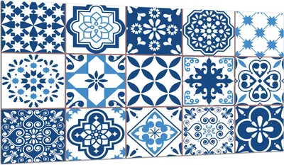 Produktbild von Herdabdeckplatte Glaskeramikkochfeld-Abdeckung Spritzschutz Glas 90x52 Mosaik