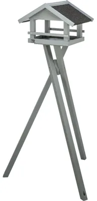 Produktbild von TRIXIE Futterhaus - grau - 41 × 27 × 32 cm/1,27 m