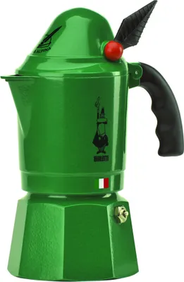Produktbild von Bialetti Moka Break Alpina, Mokka-Kanne, Grün, Aluminium, 3 Tassen, 140 mm, 90 mm