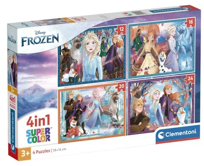 Obrázek produktu pro Sada Frozen Puzzle, 12-24 kusů, zábava pro děti