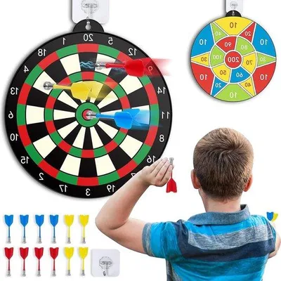 Immagine prodotto di Gioco di freccette colorato in plastica e metallo