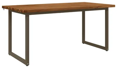 Obrázok produktu pre Štvorcový jedálenský stôl, rozmer 160 x 70 x 75 cm, masívne drevo akácie, prírodná farba