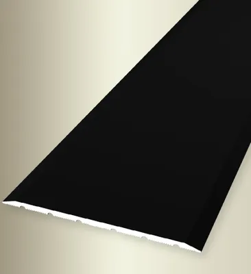 Produktbild von PROVISTON | Übergangs- & Ausgleichsprofil | Aluminium | 80 x 900 mm | Schwarz | Bodenprofil | Metallprofil | Übergangsschiene