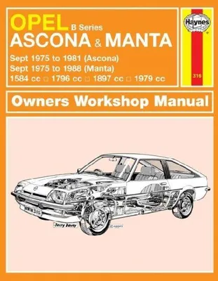 Produktbild von Opel Ascona & Manta (B Series) (Sept 75 - 88) Haynes Repair Manual