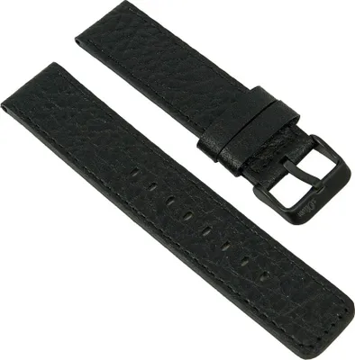 Produktbild von Ersatzband Leder schwarz 22mm für s.Oliver SO-2370-LQ