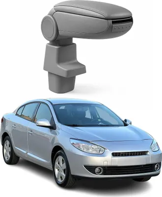 Image de Accoudoir pour Renault Fluence Berline 2009-2015 Vinyl Abs Gris