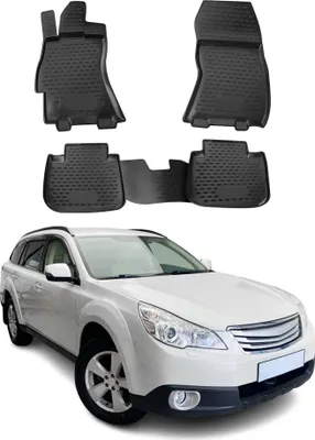 Produktbild von 2009-2014 Subaru Outback Fußmatten TPE Schwarz 4 tlg