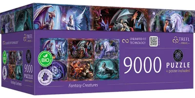 Obrázok produktu pre PUZZLE 9000 UFT Fantasy Creatures 81034