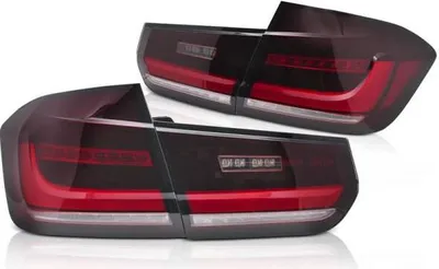 Produktbild von Voll LED Rückleuchten passend für BMW F30 Limo Bj. 11-19 Rot/Chrom dynamischer Blinker