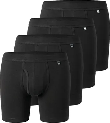 Produktbild von Schiesser 4er Pack Long Life Baumwolle Long Short / Pant Etwas längere Beinform und Eingriff für hohen Tragekomfort, Komfortabler Bund mit kleinem Serien-Logo, Reduzierte Pilling-Bildung und glatte gleichmäßige Oberfläche