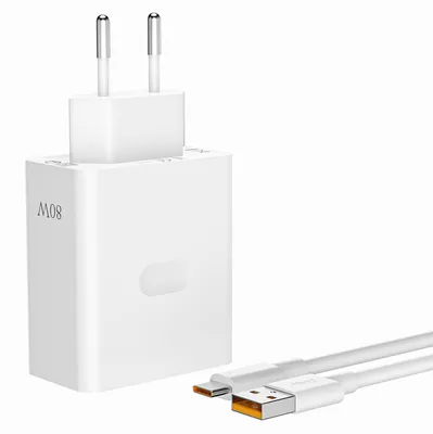 Produktbild von Ladegerät 80 W für Oppo SuperVooc, USB-Ladegerät, Adapter, Schnellladegerät für Oppo