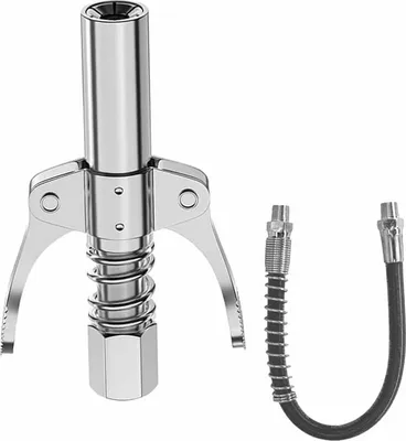 Produktbild von Fettpumpendüse, Kupplung G für Fettpumpe mit M6 - M14 Edelstahl-Schlauchöldüse für alle 1/8 Fettpressen