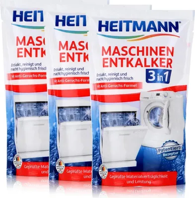 Produktbild von Heitmann Maschinen Entkalker 175g - Waschmaschinen und Geschirrspüler (3er Pack)