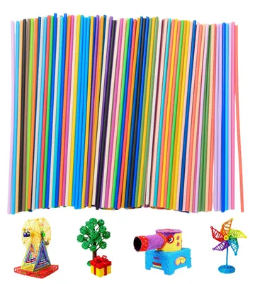Image de 300 filaments pour stylo 3D, disponibles en 30 couleurs, pour recharges de stylos d'impression 3D