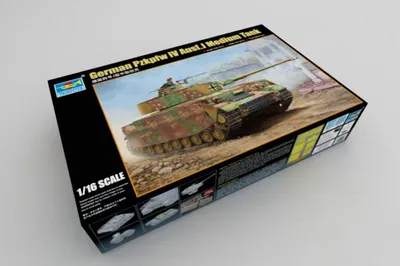 Immagine prodotto di Carro armato medio Trumpeter Pzkpfw IV Ausf.J 1:16 921