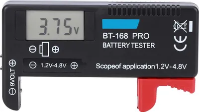 Obrázek produktu pro BT-168PRO Digitální LCD tester baterií 1,2 V-4,8 V Tester pro malé knoflíkové baterie