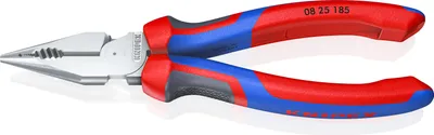 Produktbild von KNIPEX Spitz-Kombizange mit Comfort-Griffen verchromt 192 mm