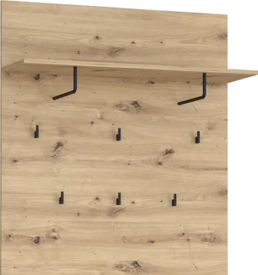 Produktbild von Furniture24 Kleiderpaneel Trondheim Tdhd10 Wandgarderobe Garderobenpaneel