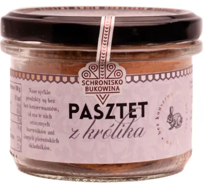 Image de Pâté de lapin, 180 g - Bukowina