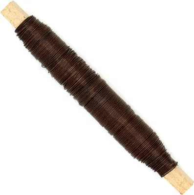 Produktbild von Blumendraht braun 0,7mm 100g