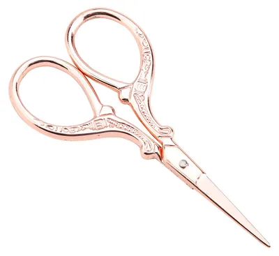 Produktbild von Stickschere, Kreuzstichschere, kleine Schere, Nähschere, Webschere (Roségold)