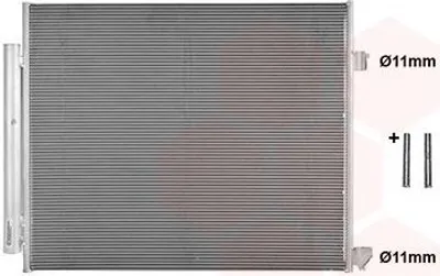 Produktbild von VAN WEZEL 30015711 Kondensator Klimaanlage Klimakondensator passend für MERCEDES-BENZ GLE (W167) +Trockner