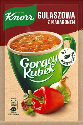Obrázok produktu pre Knorr gulášová polievka s rezancami 16 g
