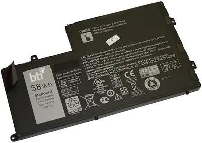 Zdjęcie produktu dla BTI 0PD19-, 7600 mAh, 56 Wh, Litowo-jonowa (Li-Ion), 7,4 V, Czarny, 1 szt.