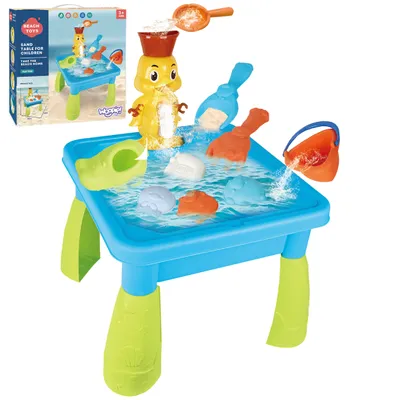 Obrázok produktu pre WOOPIE Vodný stôl 2v1 Pieskovisko Kačací vodopád 9 ak.