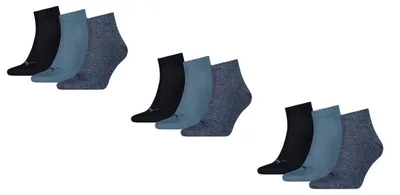 Obrázok produktu pre Puma Quarter Socken 9-dielna sada, denim, veľkosť 43-46: 43-46