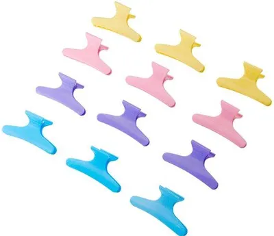 Produktbild von Farbenfrohe Schmetterlingshaarspangen für Damenfrisörsalon, professionelle Haarspangen, Farbenfrohe Schmetterlingshaarspangen, Friseurkunst, Salonkunst, Haarspangen für Damenfrisör
