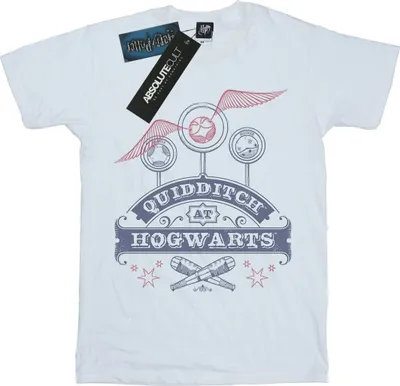 Produktbild von Harry Potter - "Quidditch At Hogwarts" T-Shirt für Damen BI26135 (3XL) (Weiß)