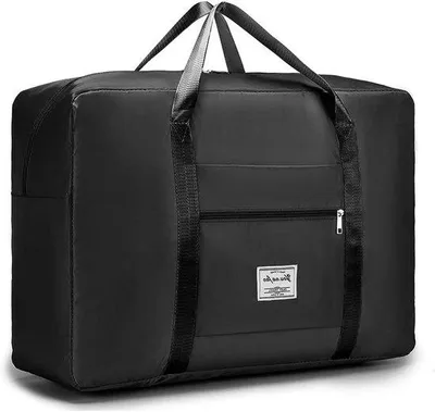Image de Sac de voyage pliable Famanu – Bagage à main léger – Noir