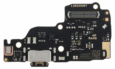 Obrázok produktu pre Xiaomi, nabíjací konektor USB-C a čítačka SIM kariet – servisný balík pre Redmi Note 13 4G, čierny