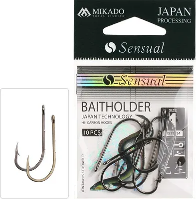 Obrázek produktu pro Mikado Háček Sensual Baitholder Vel. 1 Bn 10 Ks