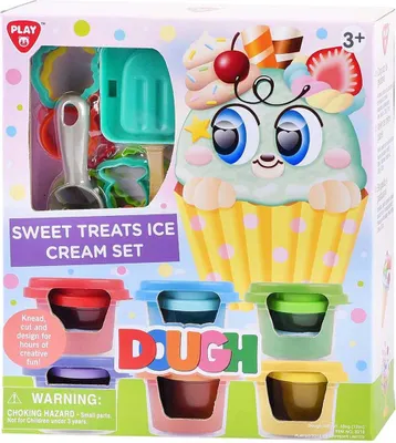 Immagine prodotto di Set gelato Playgo con pasta modellabile - Gioco creativo con pasta modellabile e accessori