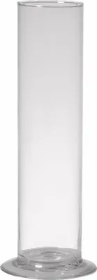 Produktbild von INNA-Glas Einzelblumenvase ABIRAMY aus Glas, Standfuß, klar 25cm, Ø6cm - Stielblumenvase