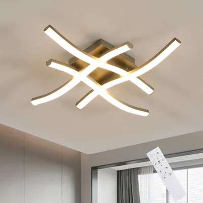 LED-Deckenleuchte dimmbar 28W 3000K-6500K mit Fernbedienung