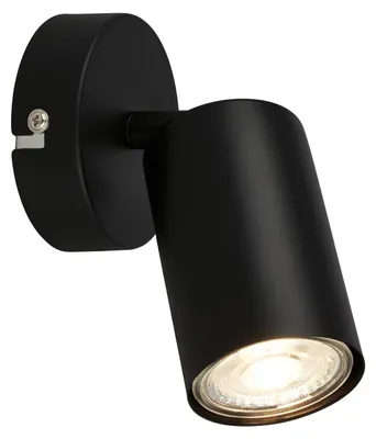 Immagine prodotto di Faretto Moderno Tib Metallo Nero 1 Luce Gu10 Ip20