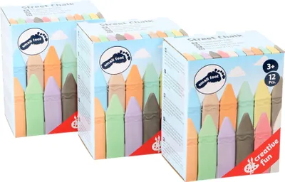Zdjęcie produktu dla Small Foot 10379 Kreda drogowa, wielokolorowa, 3 sztuki (1 zestaw)