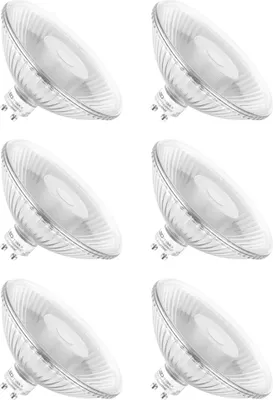 Six LED light bulbs arranged in a 2x3 grid against a white background.