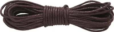 Produktbild von Baumwollkordel, Ø 1mm, 3m Braun