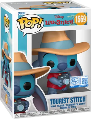 Zdjęcie produktu dla Funko POP Lilo & Stitch 1569 Tourist Stitch  Special Edition Limitowana Figurka Kolekcjonerska