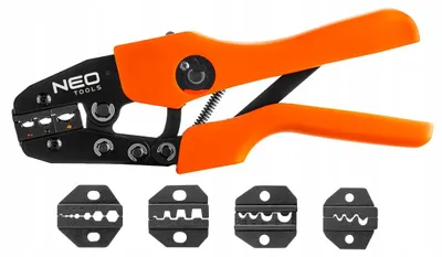 Zdjęcie produktu dla NEO TOOLS Szczypce do zaciskania końcówek zestaw 5 szczęk
