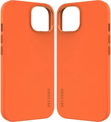 Immagine prodotto di Custodia in silicone Decoded con Magsafe per Iphone 15 Plus - Arancione