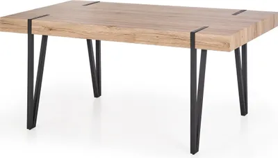 Obrázok produktu pre Halmar Jedálenský stôl Yohann - dub san remo / čierna
