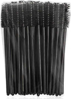 Productafbeelding van Famanu wimperborsteltjes voor mascara en wimperverzorging - 50 stuks, zwart